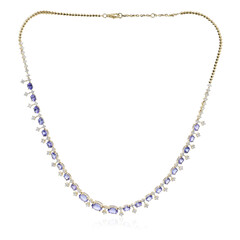 Collar en oro con Tanzanita AAA (CIRARI)