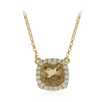 Collar en oro con Berilo amarillo (CIRARI)
