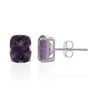 Pendientes en plata con Amatista