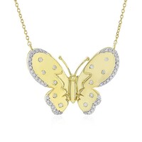 Collar en oro con Diamante limpio a lupa F (LUCENT DIAMONDS)