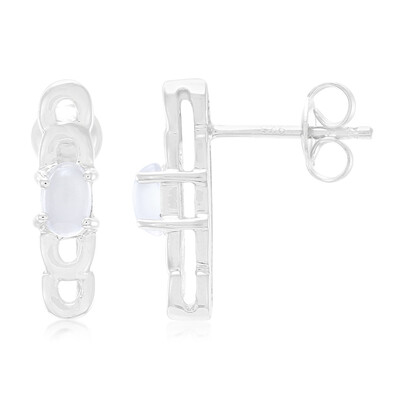 Pendientes en plata con Calcedonia de Turquía