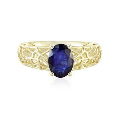 Anillo en oro con Zafiro azul de Madagascar (Ornaments by de Melo)