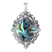Colgante en plata con Concha de Abalone (Art of Nature)