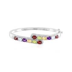 Brazalete en plata con Citrino