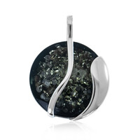 Colgante en plata con Ámbar báltico