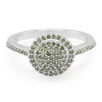 Anillo en plata con Diamante fantasía