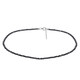 Collar en plata con Hematita negra