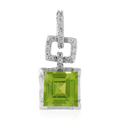 Colgante en plata con Peridoto