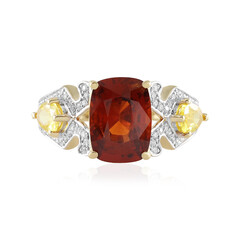 Anillo en oro con Granate espesartina (SUHANA)