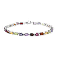 Brazalete en plata con Granate