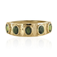 Anillo en oro con Zafiro verde acacia de Queensland (Mark Tremonti)