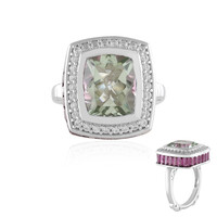 Anillo en plata con Amatista verde (Dallas Prince Designs)