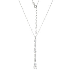 Collar en plata con Topacio blanco (Adela Silber)