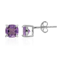 Pendientes en plata con Amatista