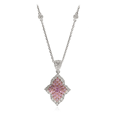 Collar en oro con Diamante rosa I1 (CIRARI)