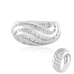 Anillo en plata con Zircón (de Melo)