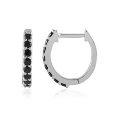 Pendientes en plata con Espinela negra