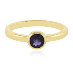 Anillo en plata con Iolita