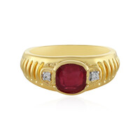 Anillo en plata con Rubí de Madagascar