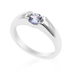 Anillo en plata con Tanzanita sin calentar