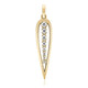 Colgante en oro con Diamante SI1 (G) (Annette)