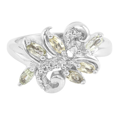 Anillo en plata con Turmalina