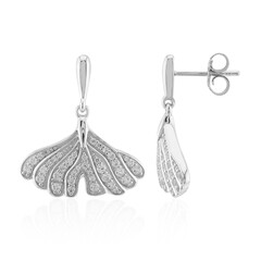 Pendientes en plata con Zircón (Remy Rotenier)