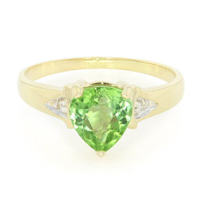Anillo en oro con Turmalina Paraíba