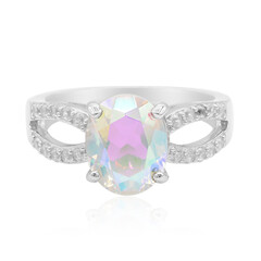 Anillo en plata con Cuarzo Rayo de luna