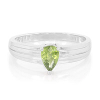Anillo de hombre en plata con Zafiro de Mozambique
