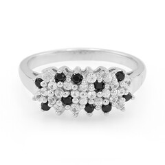 Anillo en plata con Zafiro blanco