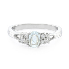 Anillo en plata con Turmalina Paraíba