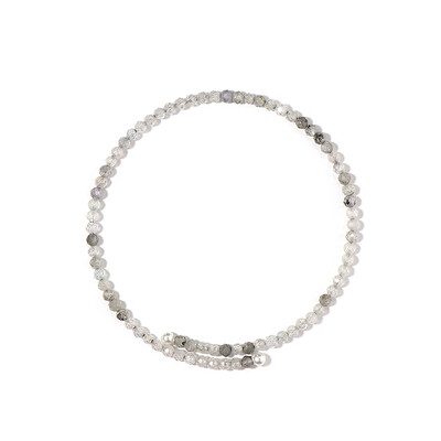 Brazalete en acero con Zircón (Riya)