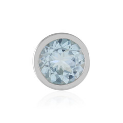 Colgante en plata con Topacio azul cielo