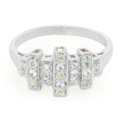 Anillo en plata con Turmalina Paraíba