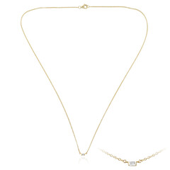 Collar en oro con Diamante SI2 (G)  (de Melo)