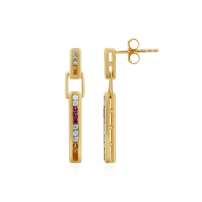 Pendientes en plata con Zircón de Ratanak Kirí