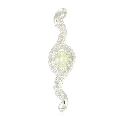 Colgante en plata con Turmalina cuprífera