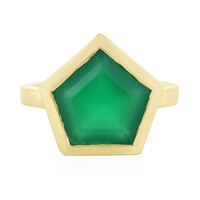 Anillo en plata con Ónix verde