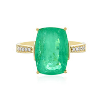 Anillo en oro con Esmeralda de Etiopía (AMAYANI)