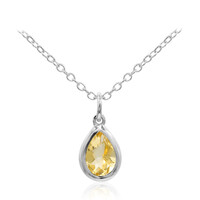 Collar en plata con Citrino