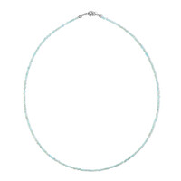 Collar en plata con Apatita azul