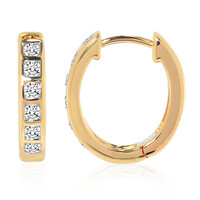 Pendientes en oro con Diamante IF (D)