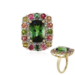 Anillo en oro con Turmalina de Santa Rosa (D'vyere)