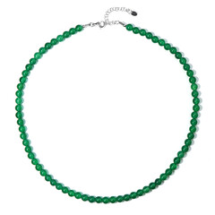 Collar en plata con Ónix verde
