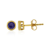 Pendientes en plata con Tanzanita