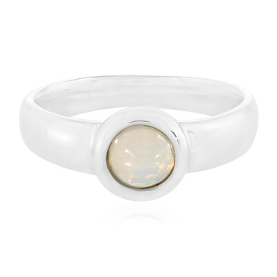 Anillo en plata con Ópalo de Welo (MONOSONO COLLECTION)
