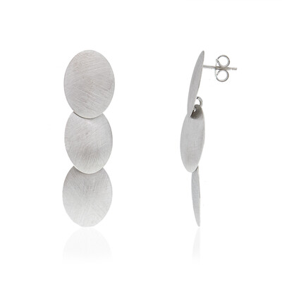 Pendientes en plata (Joias do Paraíso)