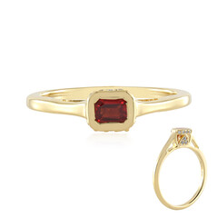 Anillo en plata con Rubí de Tanzania (Adela Silber)