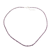 Collar en plata con Diamante púrpura (CUSTODANA)